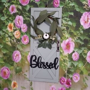 ❌SOLD❌ NEW Fall Holiday Décor Hanging Sign Blessed